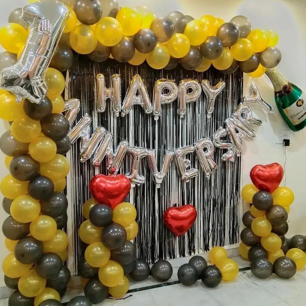 Anniversary decor at home